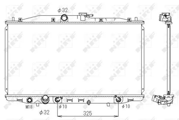 NRF 53391 Radyatör 19010RBA901 resmi