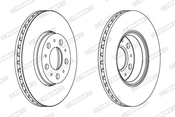 FERODO DDF1163C Ön Fren Diski resmi
