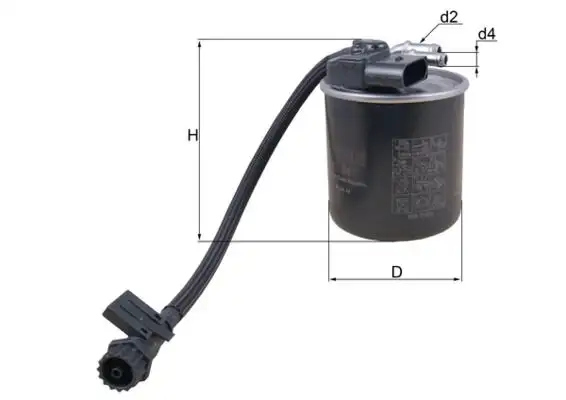 MAHLE KL947 Yakıt Filtresi A6510903052 resmi