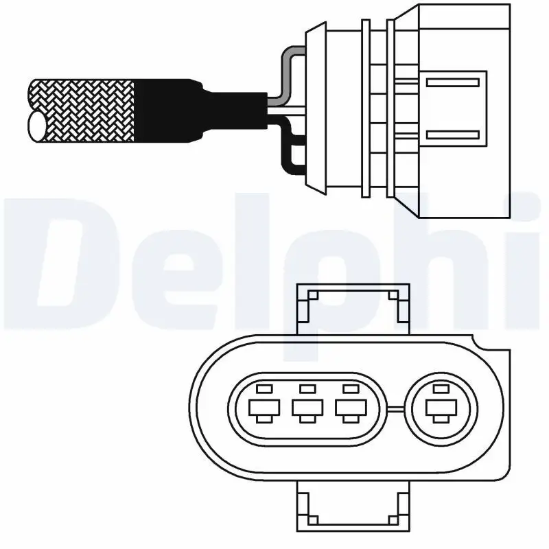 DELPHI ES10979-12B1 Oksijen Sensörü 030906265AD resmi