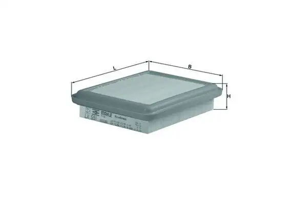 MAHLE LX591 Hava Filtresi resmi
