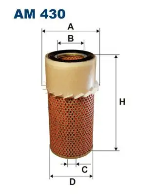 FILTRON AM430 Hava Filtresi resmi