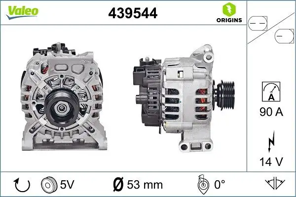 VALEO 439544 Şarj Dinamosu A2661541202 resmi