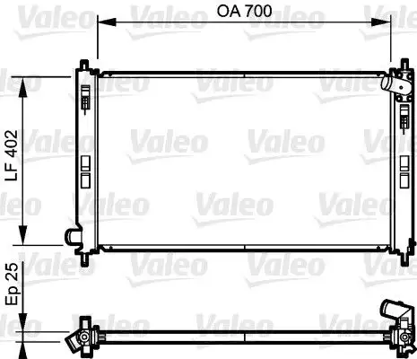 VALEO 735200 Radyatör resmi