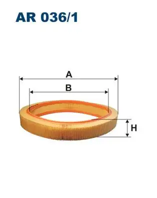 FILTRON AR036/1 Hava Filtresi A0020948804 resmi