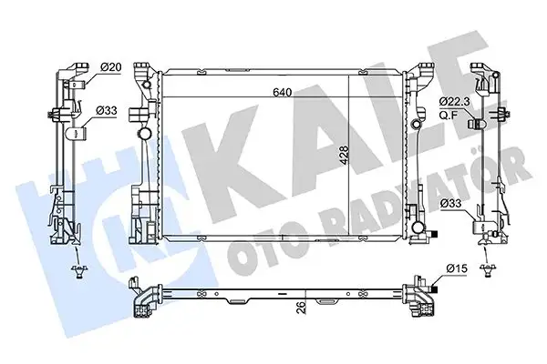KALE 362885 Radyatör resmi
