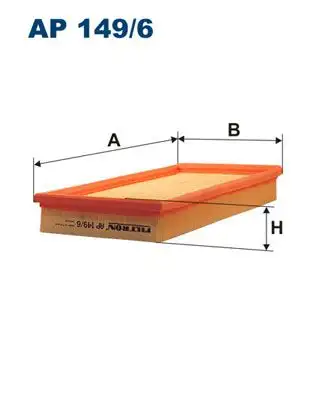 FILTRON AP149/6 Hava Filtresi 03C129620G resmi
