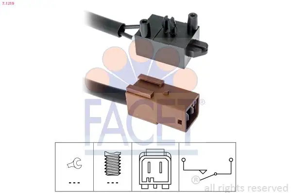 FACET 7.1219 Debriyaj Pedal Müşiri 212778 resmi