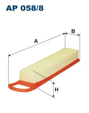 FILTRON AP058/8 Hava Filtresi resmi
