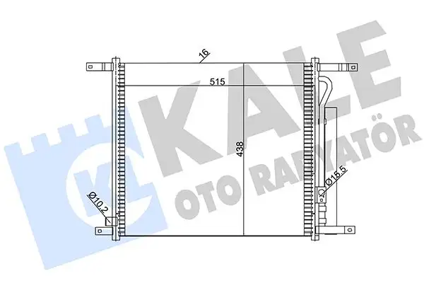 KALE 385200 Klima Radyatörü resmi