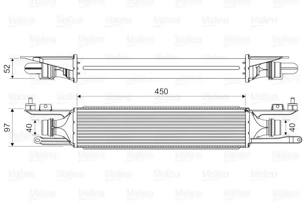 VALEO 818578 Turbo Radyatörü 6302080 resmi