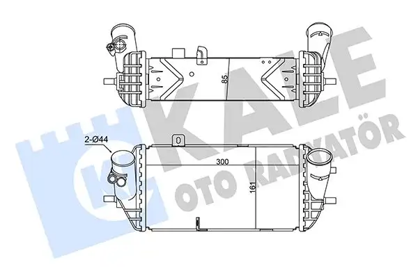 KALE 350785 Turbo Radyatörü 282712A650 resmi