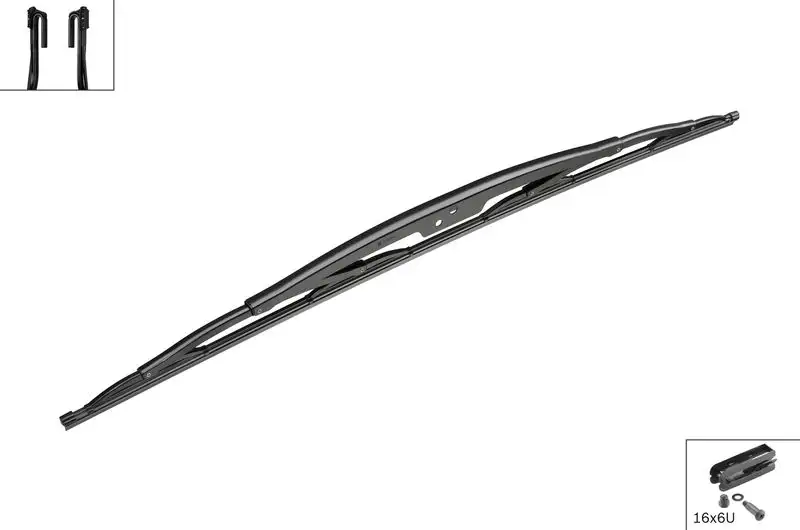 BOSCH 3397018198 Silecek Süpürgesi (Tek) A0008209945 resmi