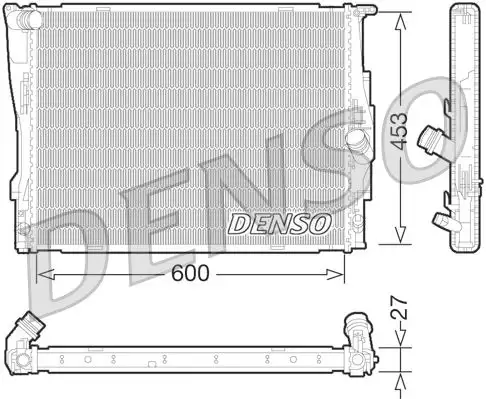 DENSO DRM05073 Radyatör resmi