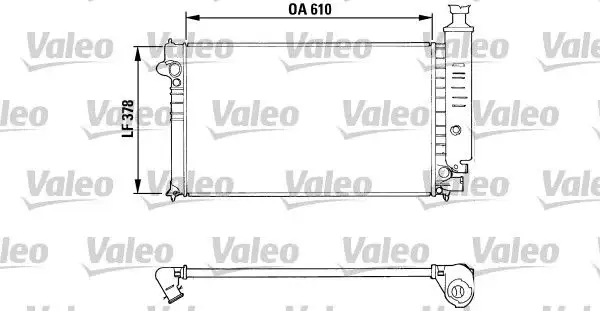 VALEO 810919 Radyatör resmi