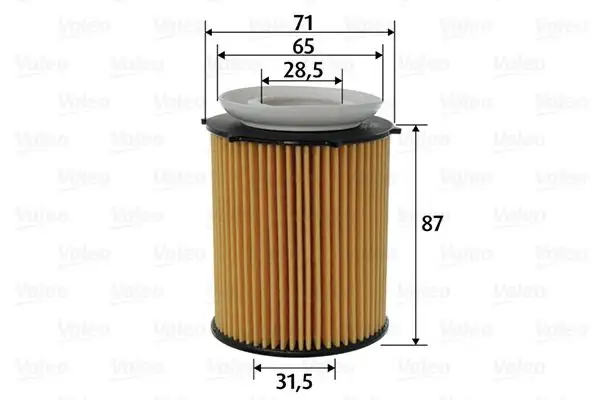 VALEO 586618 Yağ Filtresi A2701800009 resmi