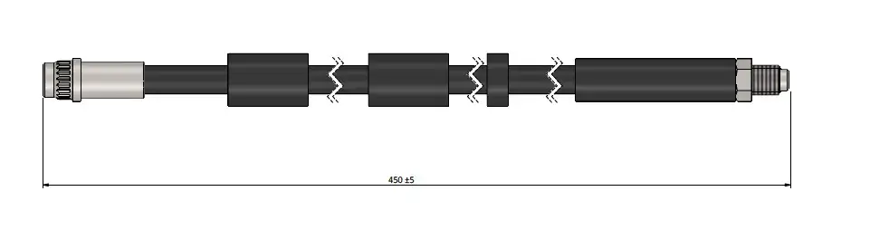 CAVO C900591A Ön Fren Hortumu 4806G4 resmi