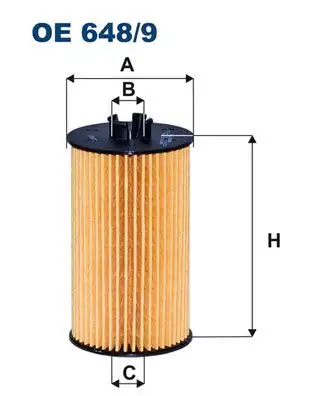 FILTRON OE648/9 Yağ Filtresi resmi