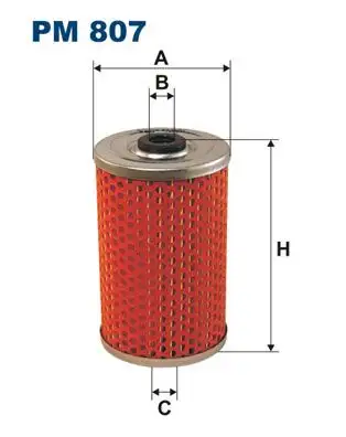 FILTRON PM807 Yakıt Filtresi resmi