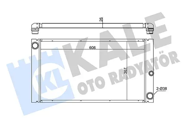 KALE 348885 Radyatör resmi
