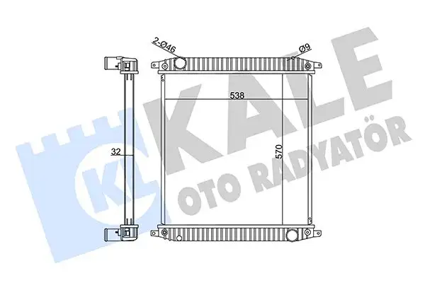 KALE 351395 Radyatör 500380655 resmi