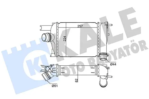 KALE 345115 Turbo Radyatörü resmi