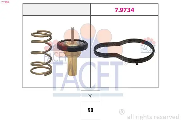FACET 7.7990 Termostat 55247743 resmi