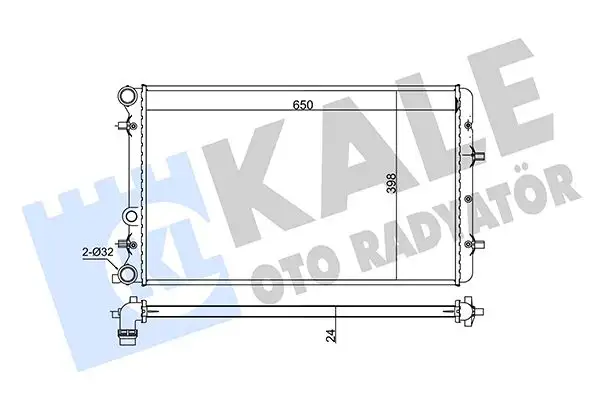 KALE 353800 Radyatör resmi