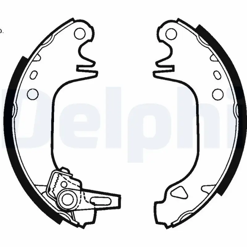 DELPHI LS1423 Arka Fren Balatası resmi