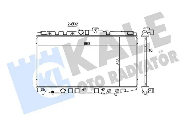 KALE 342155 Radyatör resmi