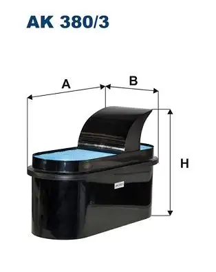 FILTRON AK380/3 Hava Filtresi A0040946804 resmi