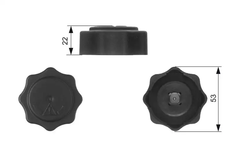 GATES RC229 Yedek Su Depo Kapağı 19102P5TG00 resmi