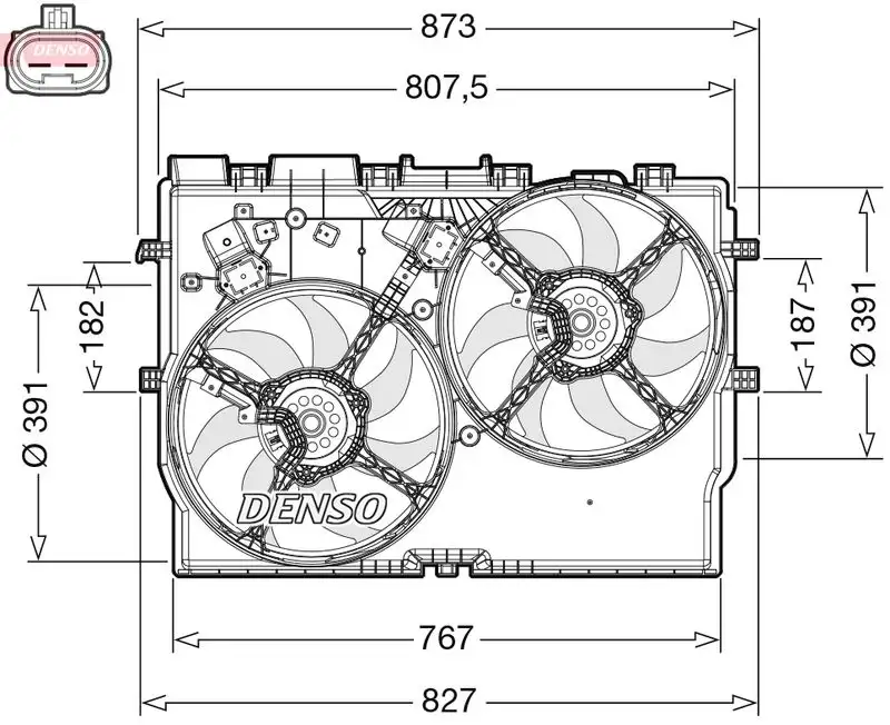 DENSO DER09311 Fan Motoru resmi