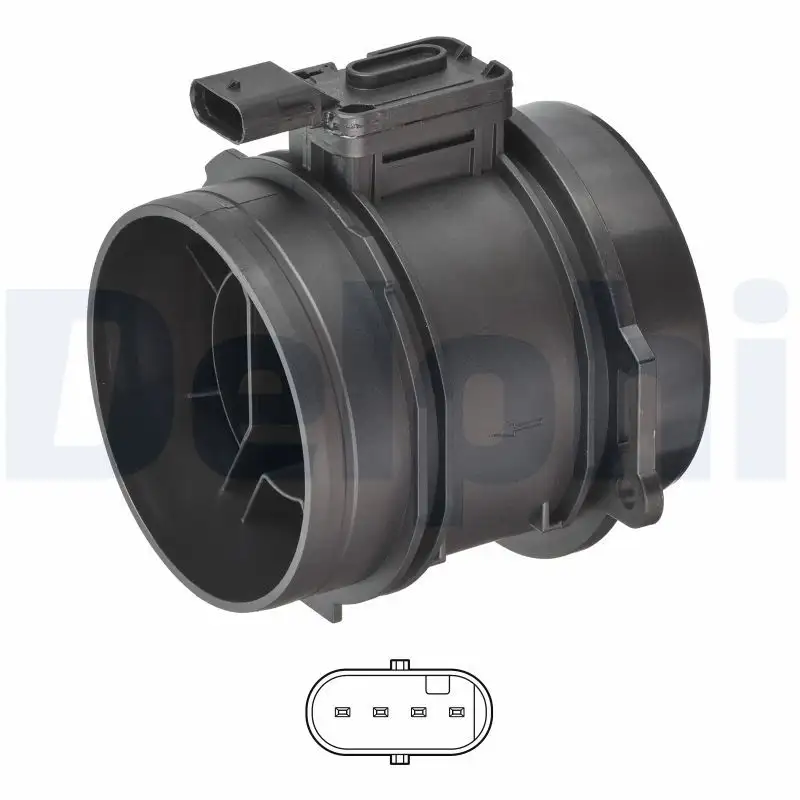 DELPHI AF10771-12B1 Hava Debimetresi 03N906461 resmi