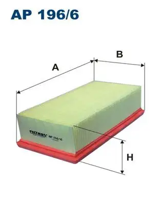 FILTRON AP196/6 Hava Filtresi 9674725580 resmi