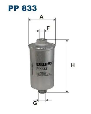 FILTRON PP833 Yakıt Filtresi resmi