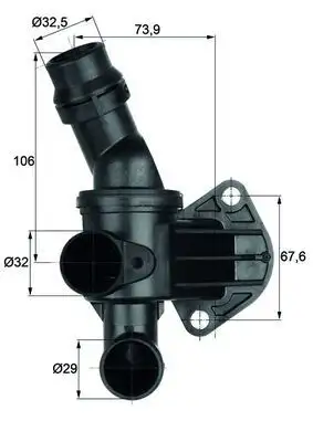MAHLE TI680 Termostat 06F121111H resmi