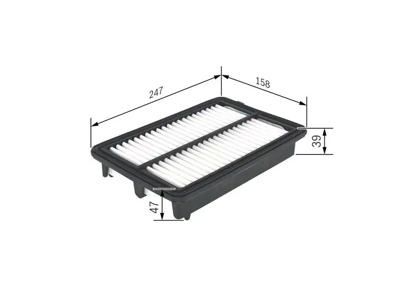 BOSCH F026400439 Hava Filtresi 17220R6AJ00 resmi