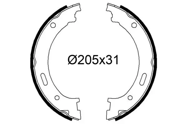 VALEO 564292 Arka Fren Balatası resmi