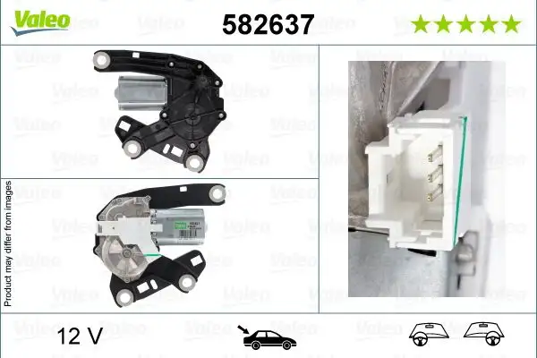 VALEO 582637 Silecek Motoru (Arka) 9812666580 resmi