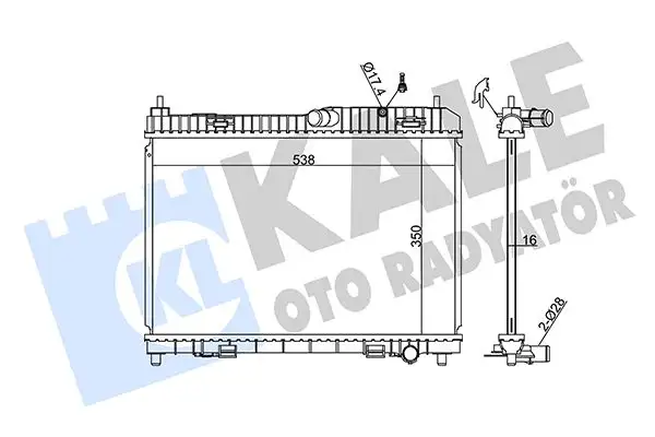 KALE 356100 Radyatör resmi