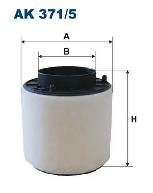 FILTRON AK371/5 Hava Filtresi 8K0133843D resmi