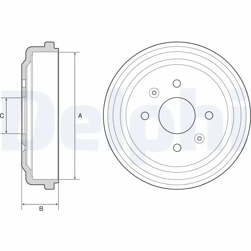 DELPHI BF548 Fren Kampanası 96471771 resmi