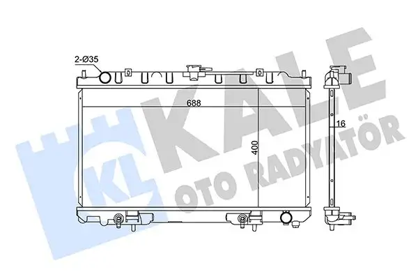 KALE 342045 Radyatör resmi