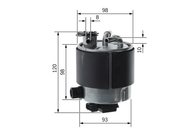 BOSCH F026402126 Yakıt Filtresi resmi