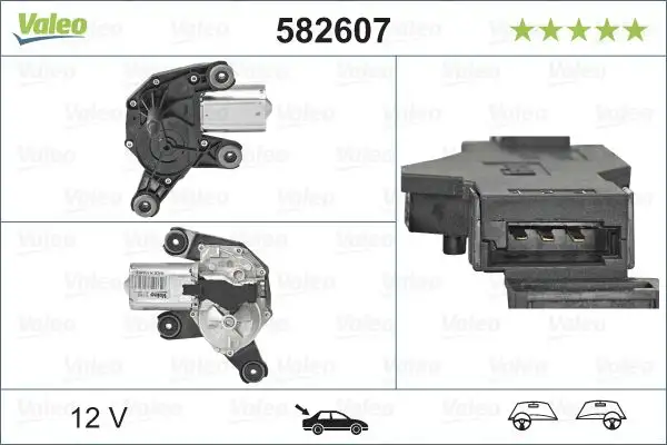 VALEO 582607 Silecek Motoru (Arka) 50509441 resmi