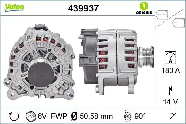 VALEO 439937 Şarj Dinamosu resmi