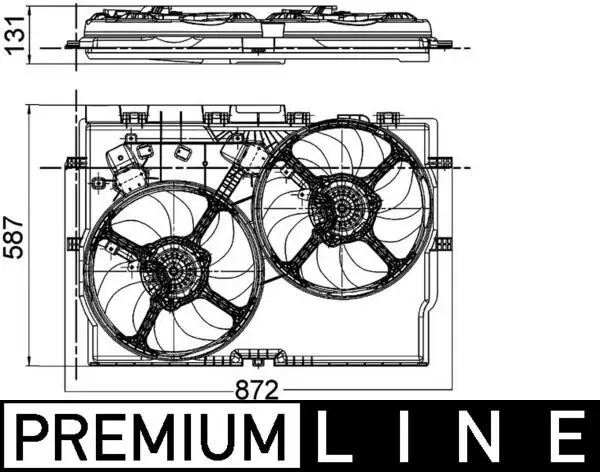 MAHLE CFF228000P Fan Motoru resmi