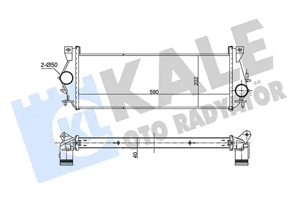 KALE 357350 Turbo Radyatörü resmi