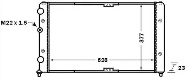 MAHLE CR1535000S Radyatör 6K0121253AS resmi